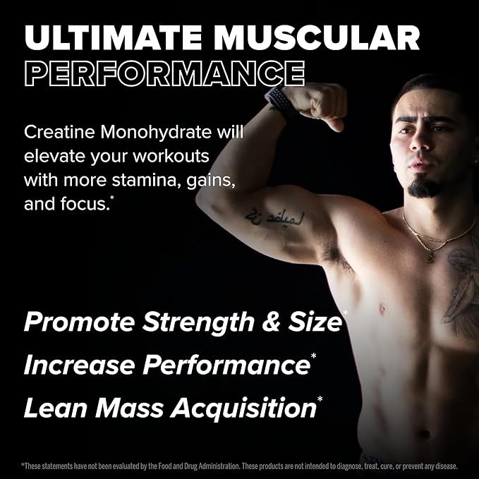 FINAFLEX Pure CREATINE, Unflavored - 5.3 oz - Promotes Muscular Strength, Size & Performance - 100% Pure, Micronized Creatine Monohydrate - NSF Certified - 30 Servings