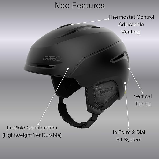Giro Neo Ski Helmet - Snowboard Helmet for Men, Women & Youth