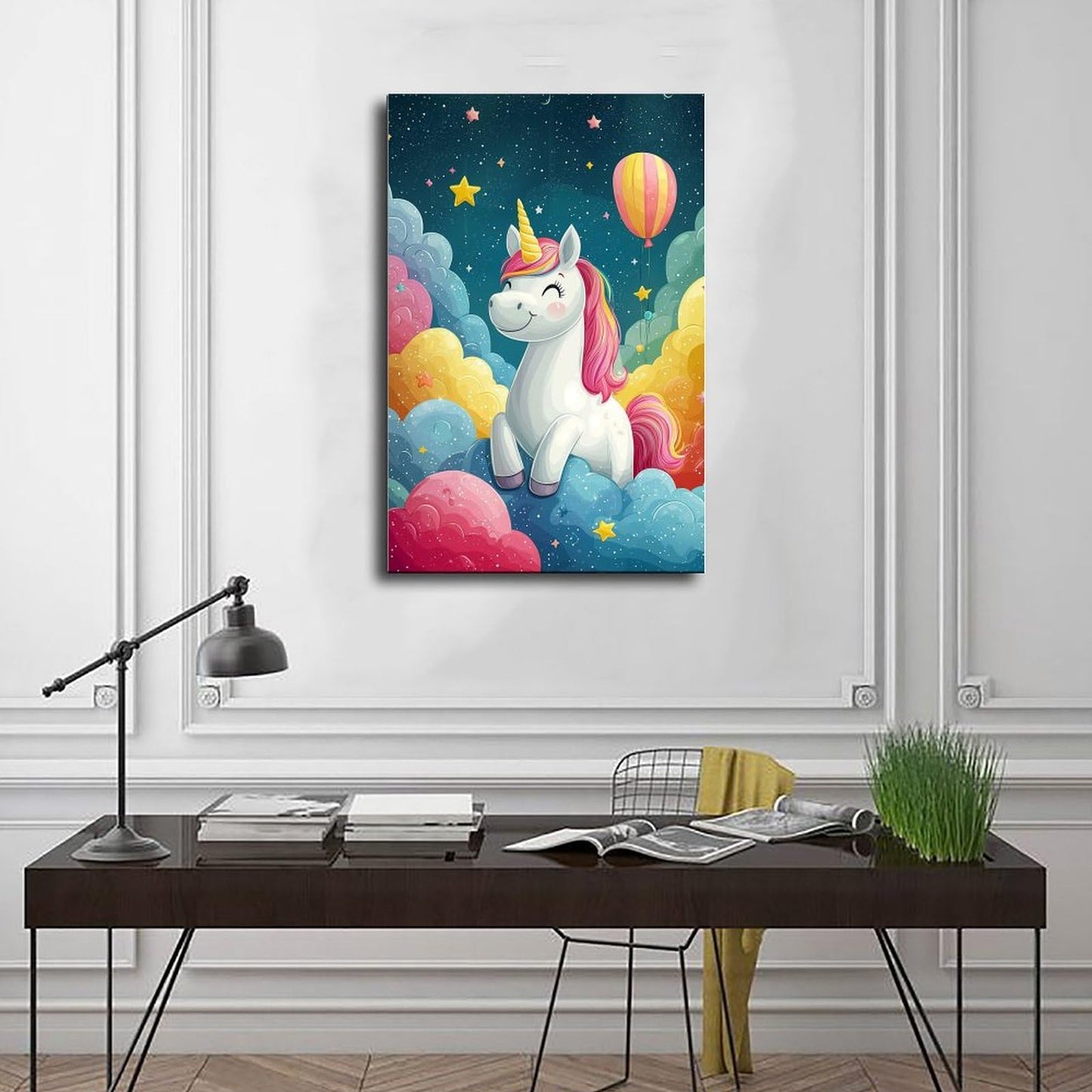 XAHOR Pastel Whimsical Print – Kawaii Style Kidcore Wall Decor for Cute Bedroom Vibes Poster for Room Aesthetics Canvas Wall Art Poster And Print 12x18inch(30x45cm)