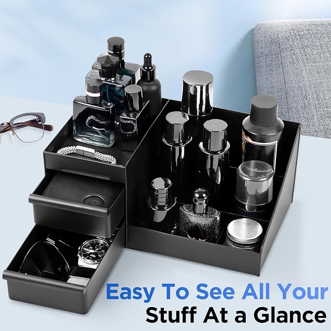 Mens Organizer,Perfume Organizer,Cologne Stand,Cologne Shelf,Perfume Stand,Mens Dresser,Bathroom Organizers and Storage,Desk Organizer,Room Decor,Mens Gifts for Birthday