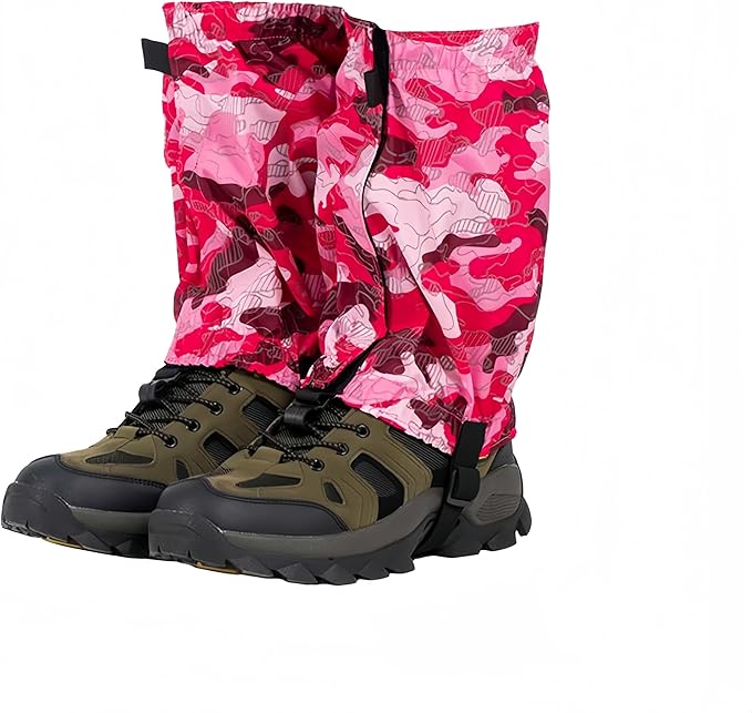 Leg Gaiters, Waterproof,Lightweight and Adjustable, Snow Boot Gaiters, for Men and Women Hiking, Walking, Hunting, Backpacking,Skiing, Mountaineering