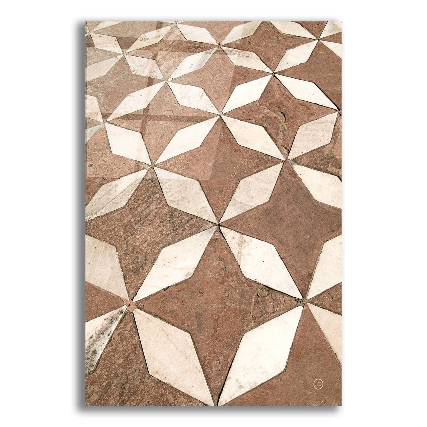 Epic Art 'Mosaic III' by Nathan Larson, Acrylic Glass Wall Art, 12"x16"