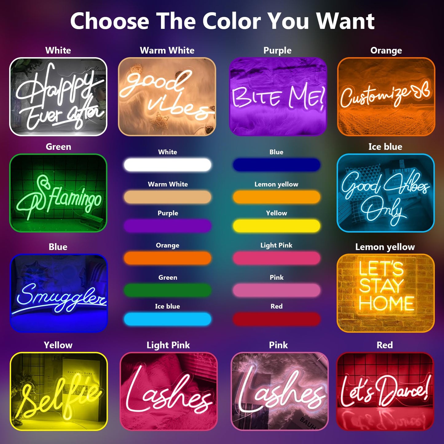 Brochao Custom Neon Signs, Neon Name Sign for Wall Decor Personalized LED Sign Custom Neon Lights for Wedding Birthday Party Light, Christmas Decoration Gift