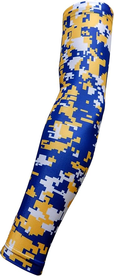 Youth & Adult Sizes Moisture Wicking Compression Arm Sleeve (1 Sleeve) (Over 100 Colors Available in Our Store)