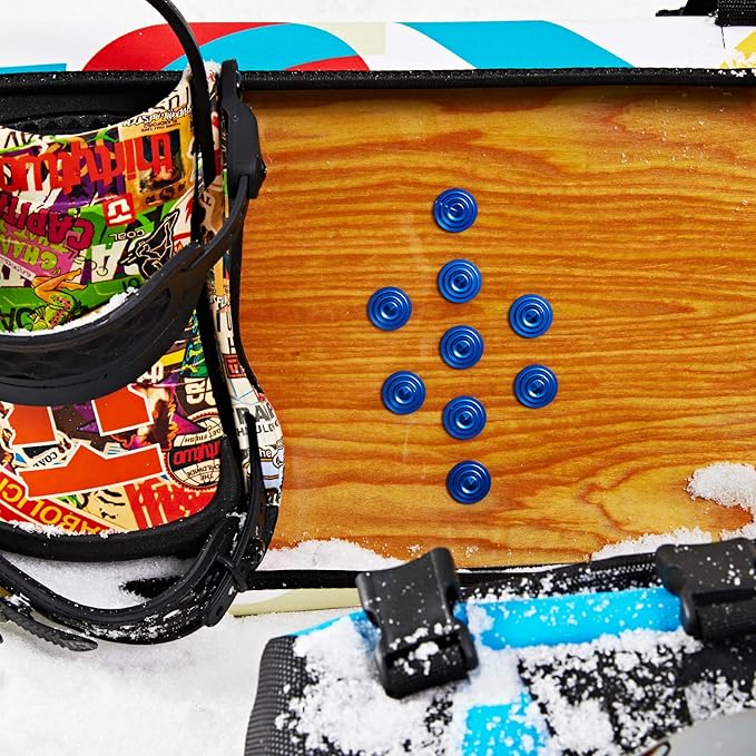 XCMAN 4 Layer-Cone Studs Dia 7.87 Inch Aluminum Snowboard Stomp Pad - 9pcs
