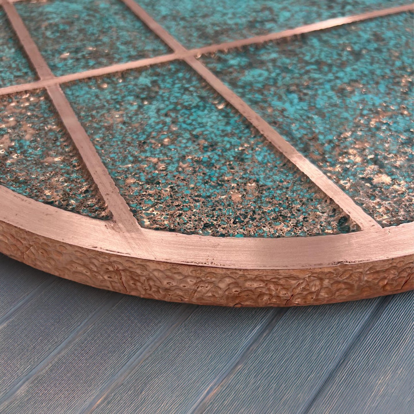 nooc art Handmade Copper Wall Art for Home, Living Room, Bedroom, Kitchen and Office Decor, Rustic Decorative Mural Art for Farmhouse Decor (Modern Copper, 11, Unframed)