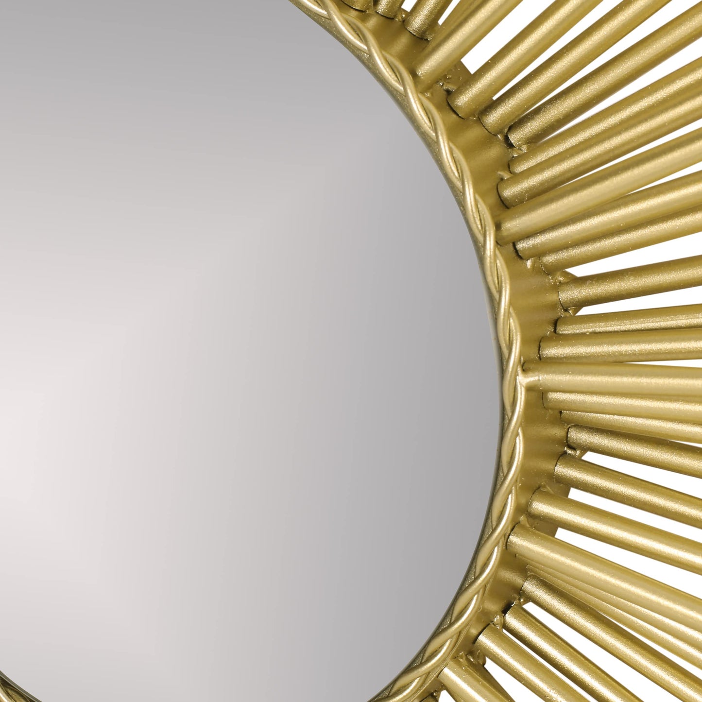 Henton Sunburst Wall Mirror - Gold