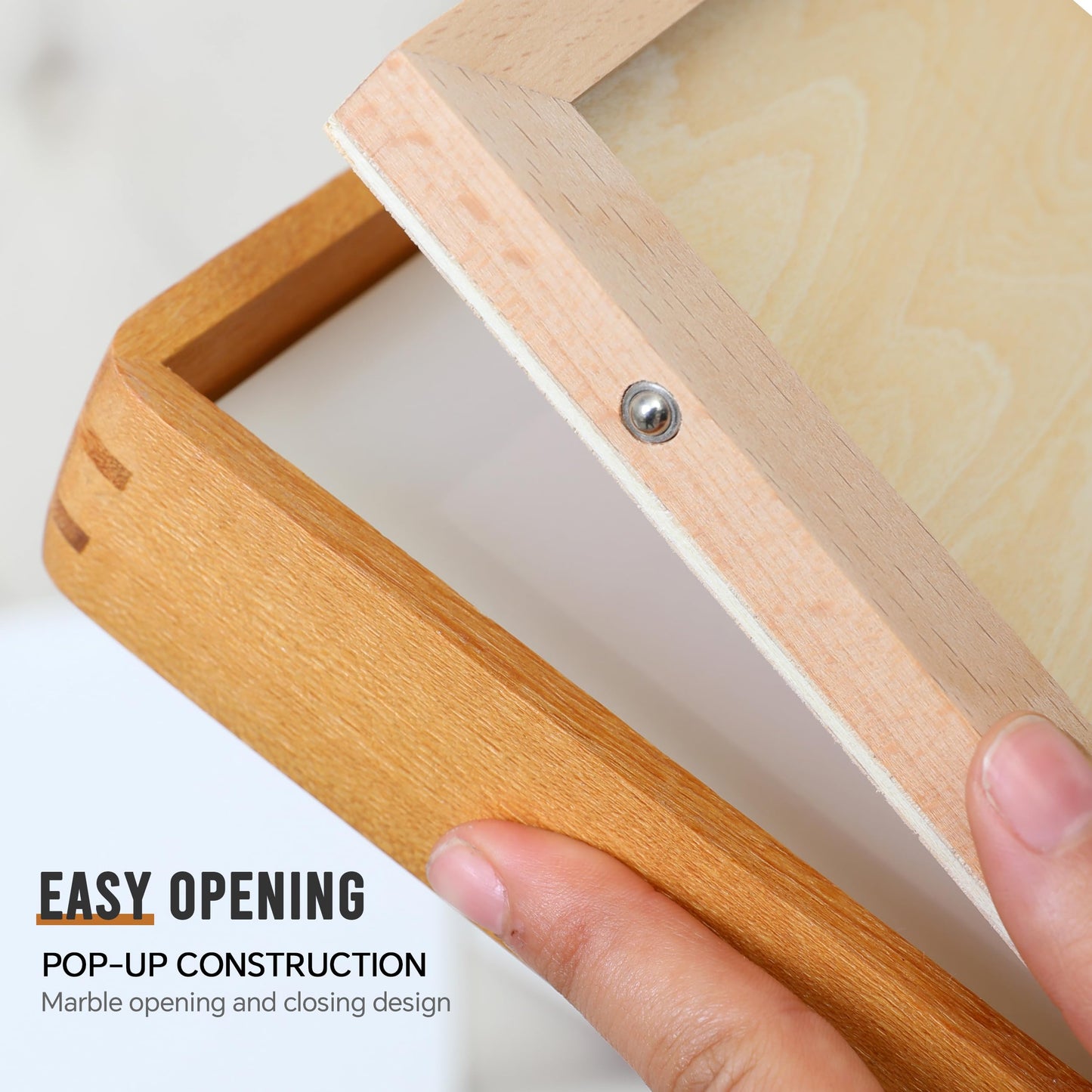 Zelvix Natural Teak Wood Picture Frame,Picture 3.5x5 with Mat or 4x6 Without Mat,Standing Desk Photo Frame 4 by 6,Plexiglass,Tabletop or Wall Display