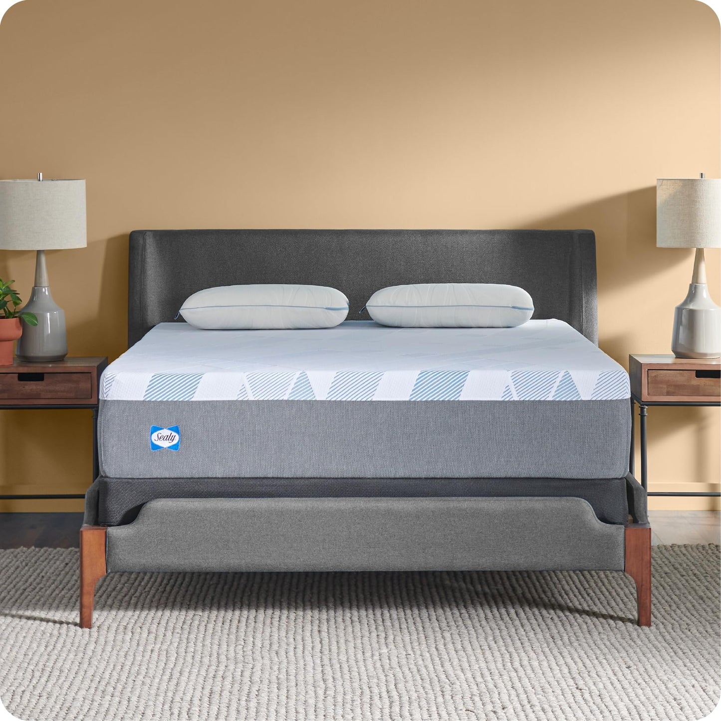 Sealy Dreamlife 12” Foam Mattress-in-a-Box, Twin XL, SealyComfort Gel Memory Foam, SealySupport Transition Foam, Surface-Guard Technology