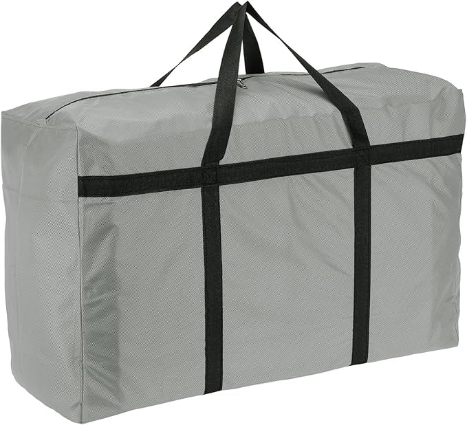 Extra Large Duffle Bag, 39 x 23 x 11 in Travel Big Duffle Bag with Zipper Handle Storage Foldable Waterproof Lightweight Bag for Women Men Travel Moving Camping (Gray)