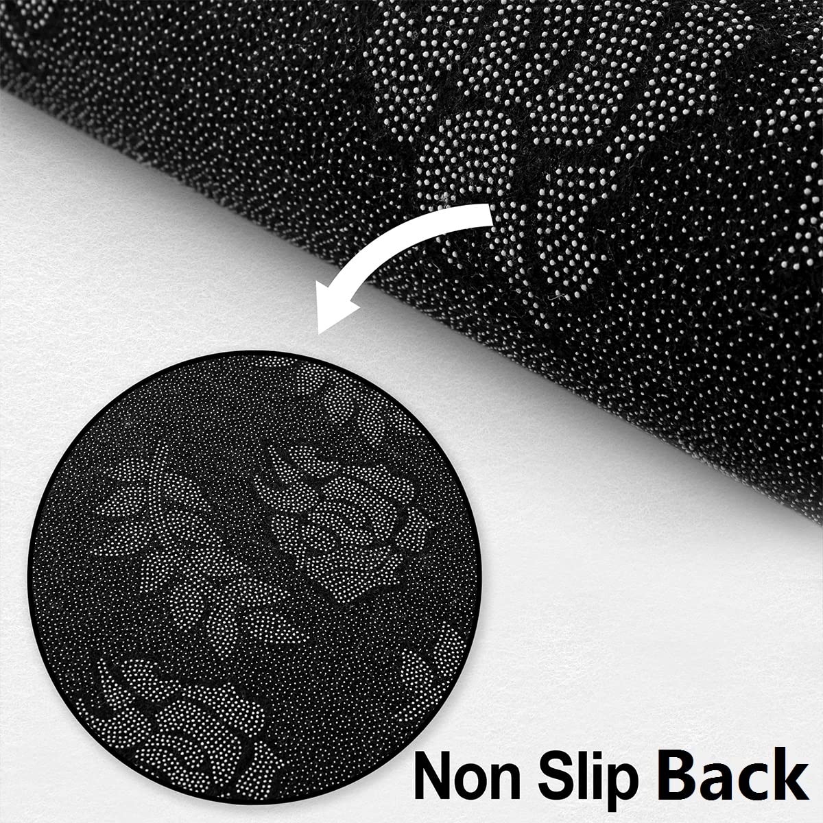 Adult Bohemian Exotic Indoor Floor Mat 3x5 Jacquard Damask Carpet Antique Victorian Baroque Area Rug Butterfly Floral Pattern Decorative Rug for Bedroom Living Room Non Slip,Brown Black