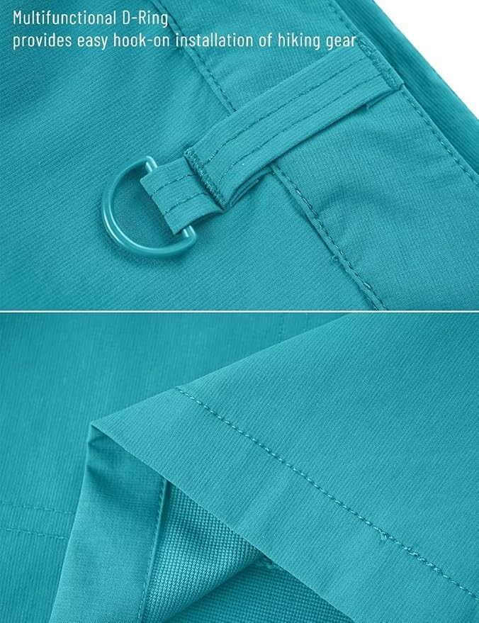 MAGCOMSEN Men's Hiking Cargo Shorts Quick Dry Lightweight 9" Golf Shorts Summer Casual Work Outdoor with 5 Zipper Pockets