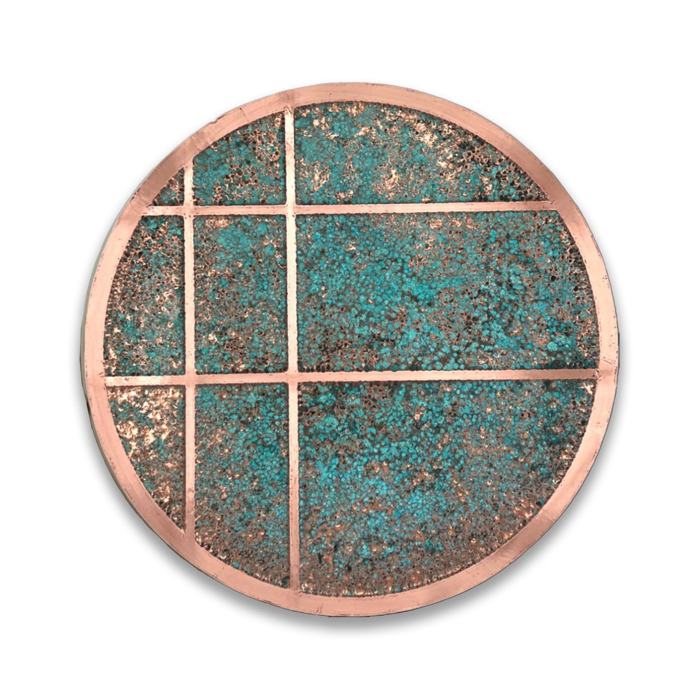 nooc art Handmade Copper Wall Art for Home, Living Room, Bedroom, Kitchen and Office Decor, Rustic Decorative Mural Art for Farmhouse Decor (Modern Copper, 11, Unframed)