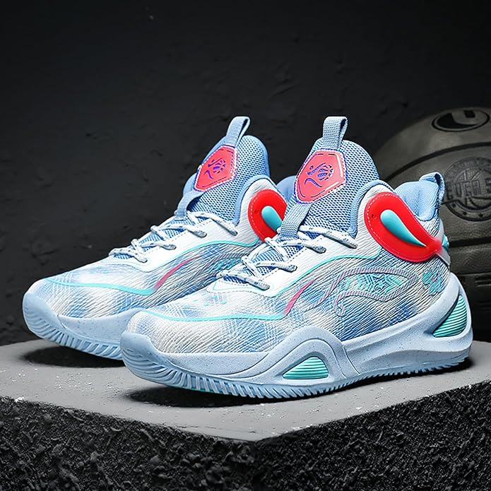 High Upper Basketball Shoes for Men Women Sneakers Fashion Breathable Sports Shoes Anti Slip