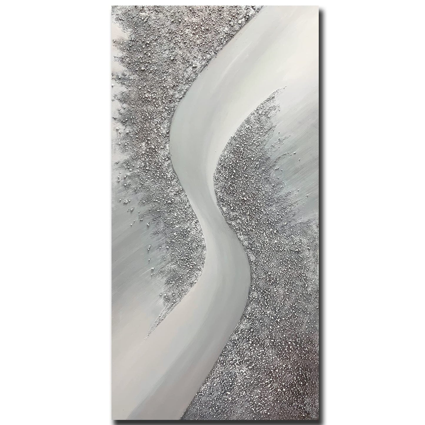 Yotree Paintings, 30X60 Inch Paintings Oil Hand Painting 3D Artwork Art Wood Inside Framed Hanging Wall Decoration Abstract Wall Art (30X60)