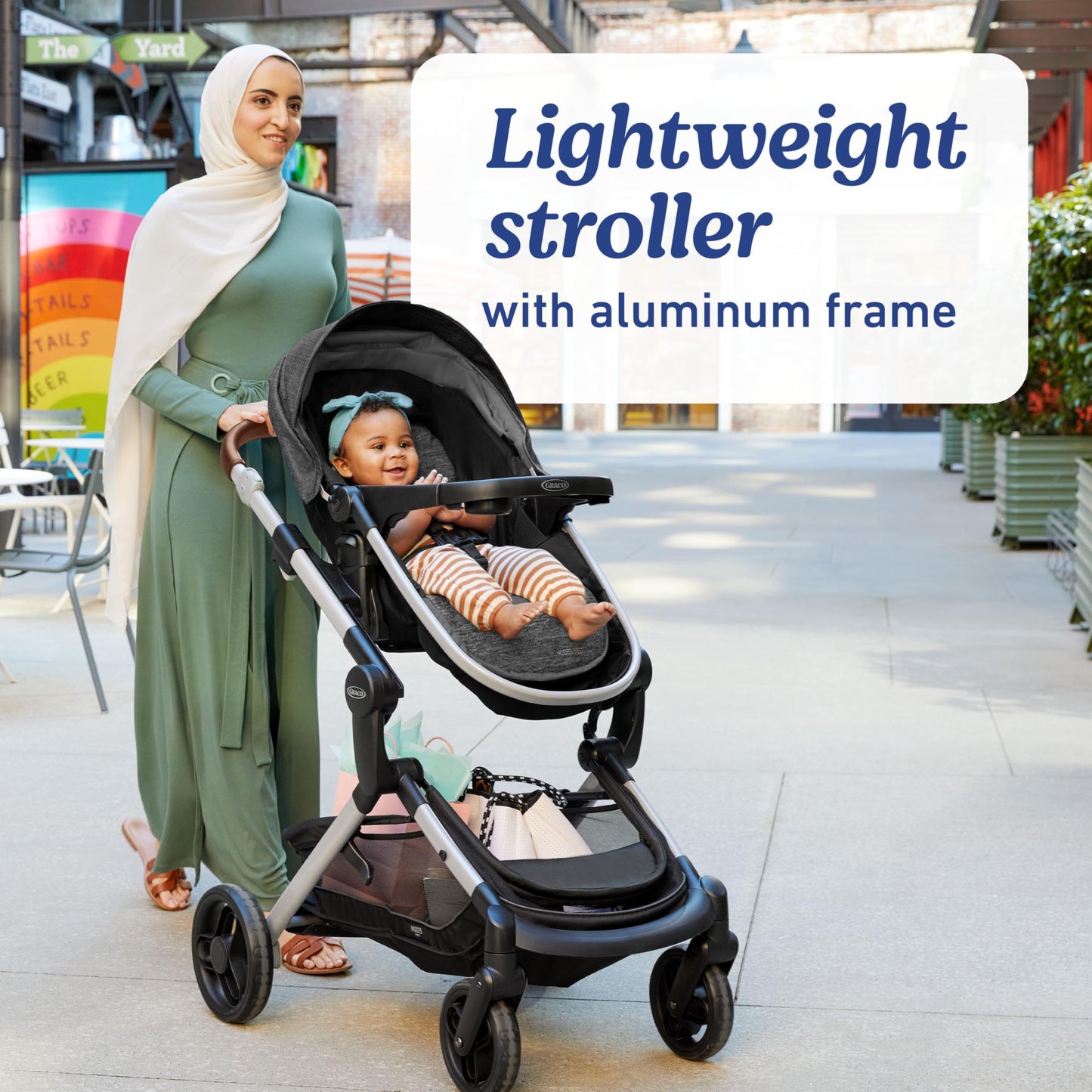 Graco Modes Nest Travel System, 3-in1 Modular Carseat Stroller Combo, Adjustable Slide2Me Infant Car Seat Carrier to Toddler Stroller, Includes the SnugRide DLX Infant Car Seat, Sullivan