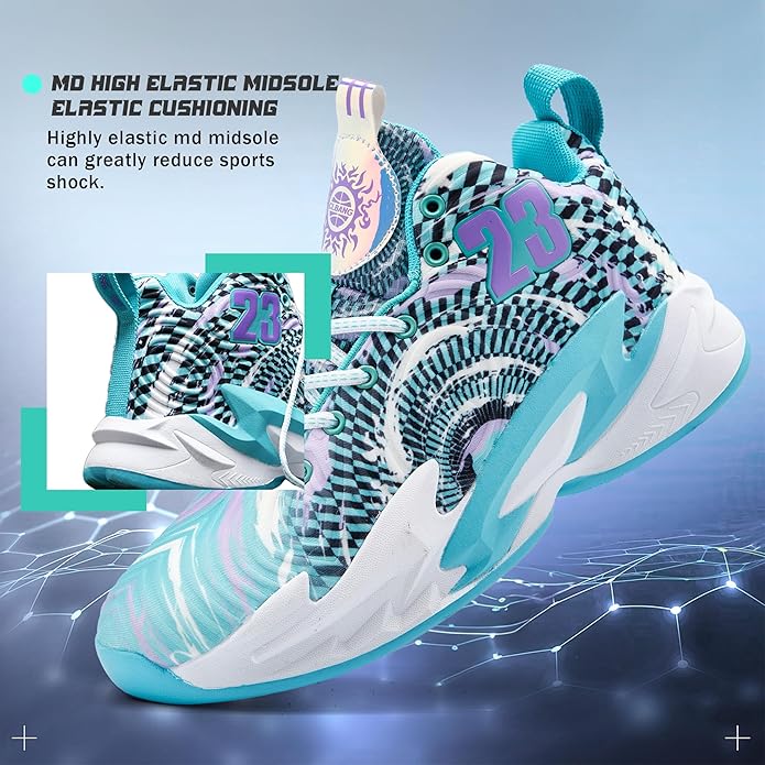 Men Basketball Shose Breathable Men Non Slip Outdoor Fashion Sneakers