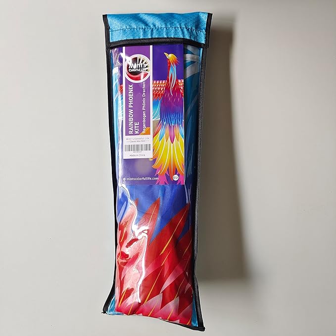 Mint’s Colorful Life Large Kite for Kids and Adults, Easy to Fly Single Line Beach Kites, Comes with 300ft String Handle
