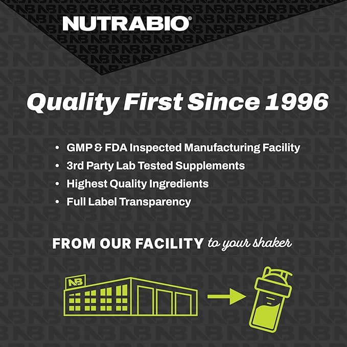 NutraBio ??EAA Pure ??9 Amino Acids ??Muscle Repair and Recovery, 30 Servings, Cherry Limeade ??Pre or Post Workout ??All Day Recovery