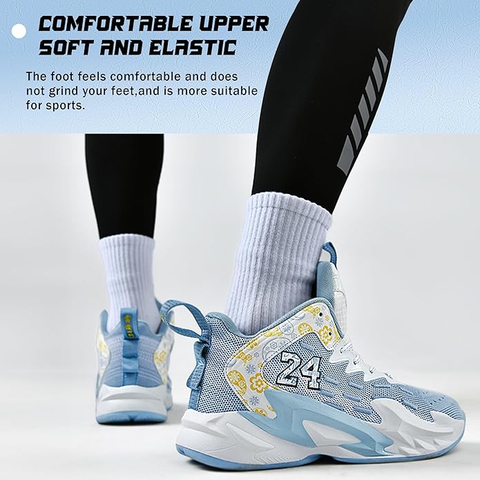 Men Basketball Shose Breathable Men Non Slip Outdoor Fashion Sneakers