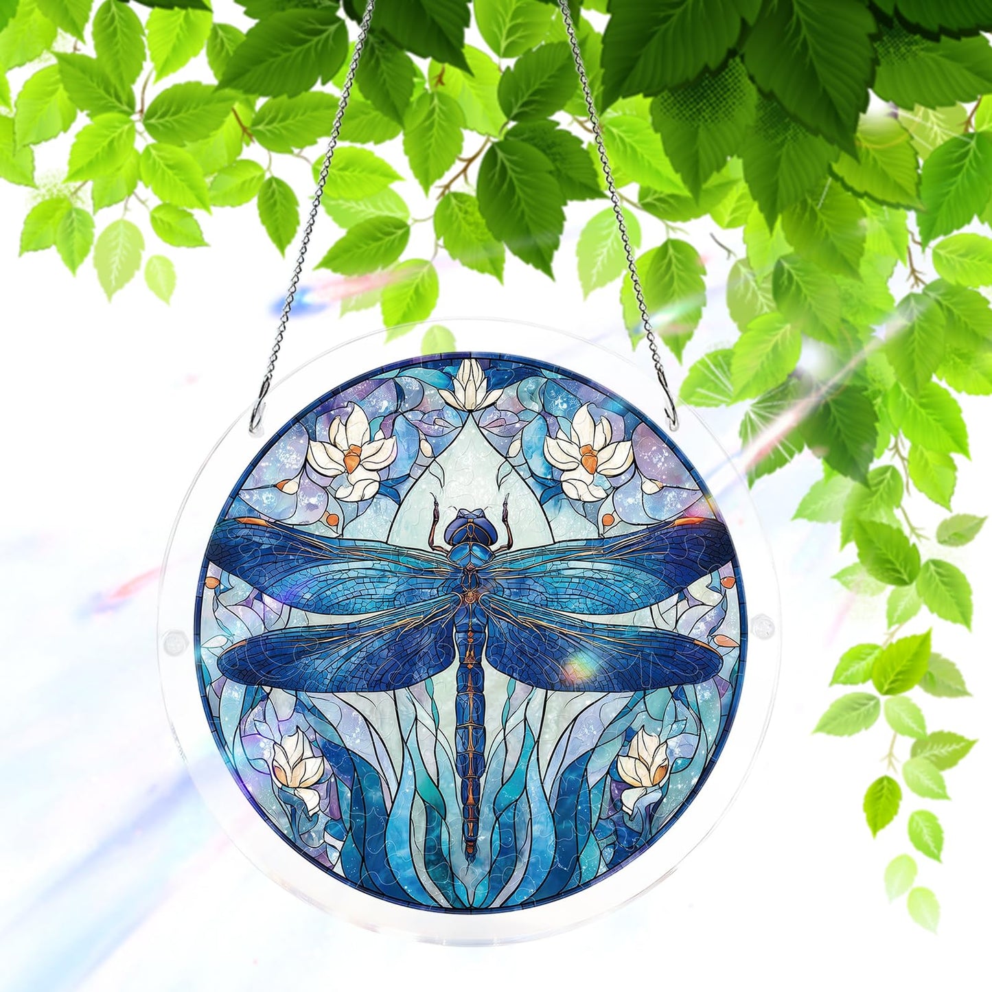 Acrylic Jigsaw Puzzle Suncatcher | 83 Pieces Acrylic Puzzles Suncatchers for Windows Hanging | Stained Glass Window Puzzle Sun Catcher for Adult | Aesthetic DIY Arts & Crafts for Home Decor