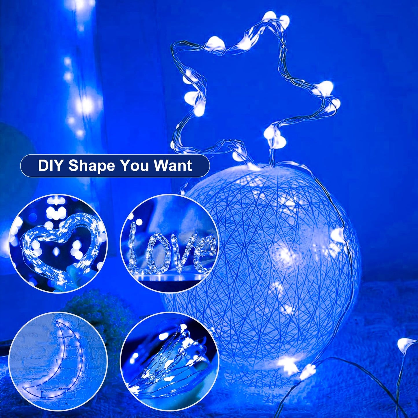 12Pack Fairy Lights Battery Operated, 7ft 20 LED 3 Modes Speed Twinkle Mini String Lights Waterproof Silver Wire Firefly Starry Lights for Mason Jars Wedding Party Christmas Decorations