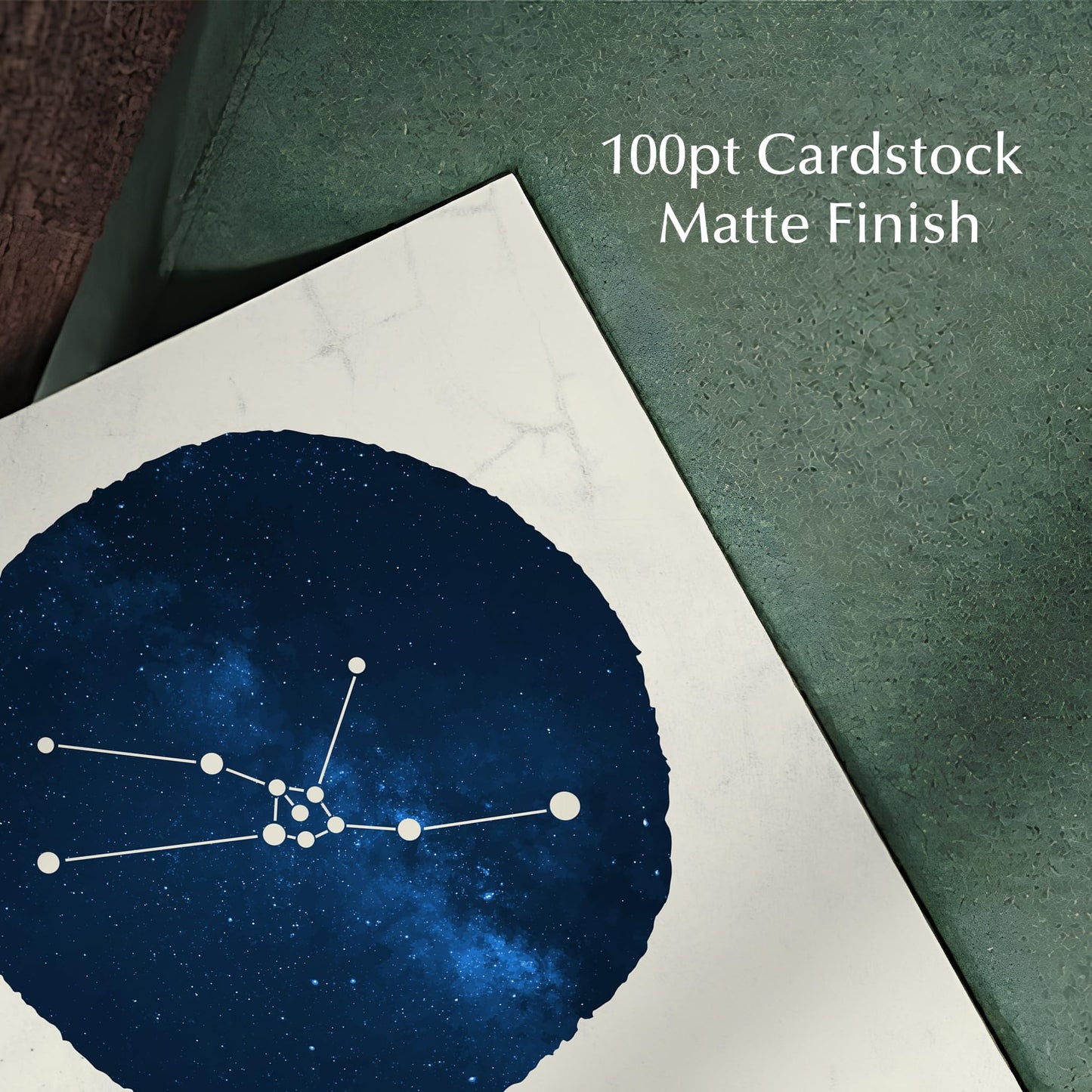 AMERICAN LUXURY GIFTS Taurus Constellation Art - Mystic Zodiac Wall Decor for Living Room, Bedroom, Office - 11x14 Unframed Print
