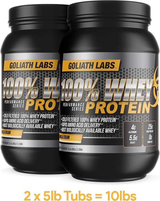 Goliath Labs 100% Whey Protein Powder 10 lb (Chocolate)