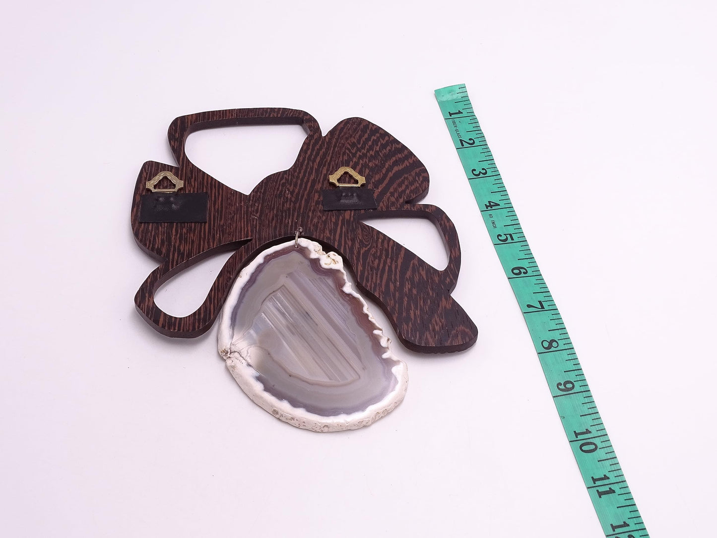 Karina Fashion Handmade Wooden Flower Decor – Luxury Home Accent with Agate Stone | Artistic Floral Sculpture for Modern & Bohemian Interiors | Unique Handmade Gift & Elegant Home Decoration