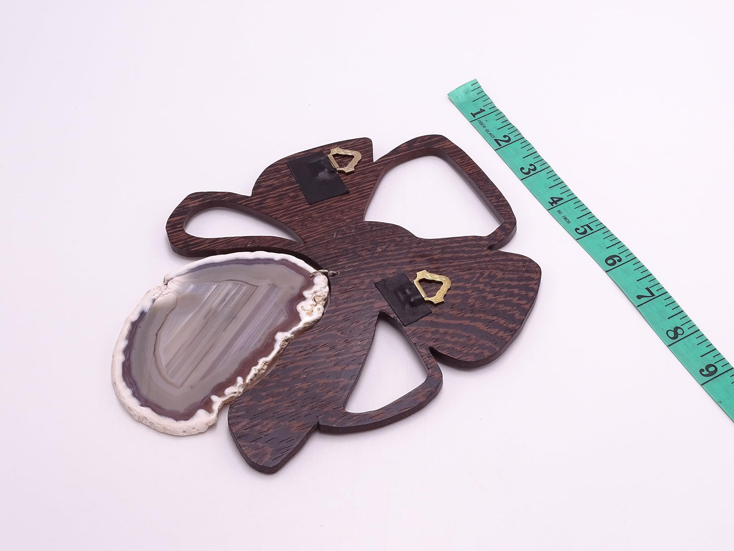Karina Fashion Handmade Wooden Flower Decor – Luxury Home Accent with Agate Stone | Artistic Floral Sculpture for Modern & Bohemian Interiors | Unique Handmade Gift & Elegant Home Decoration