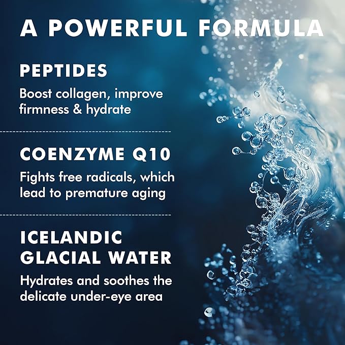 Skyn ICELAND Hydro Cool Firming Smile Line Patches, 10 Minute Smoothing Treatment with Peptides and Hyaluronic Acid, All Skin Types, 4 Pairs