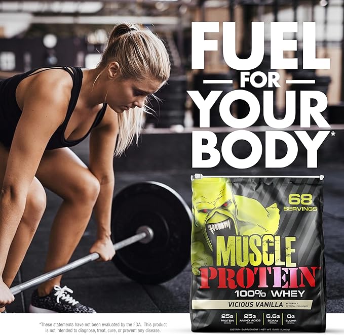 Muscle Whey Protein Flavored Protein Powder, 25,000mg Amino Acids/Serving, Cold Filtered(Packaging May Vary) (20 Pound (Pack of 4), Chocolate)