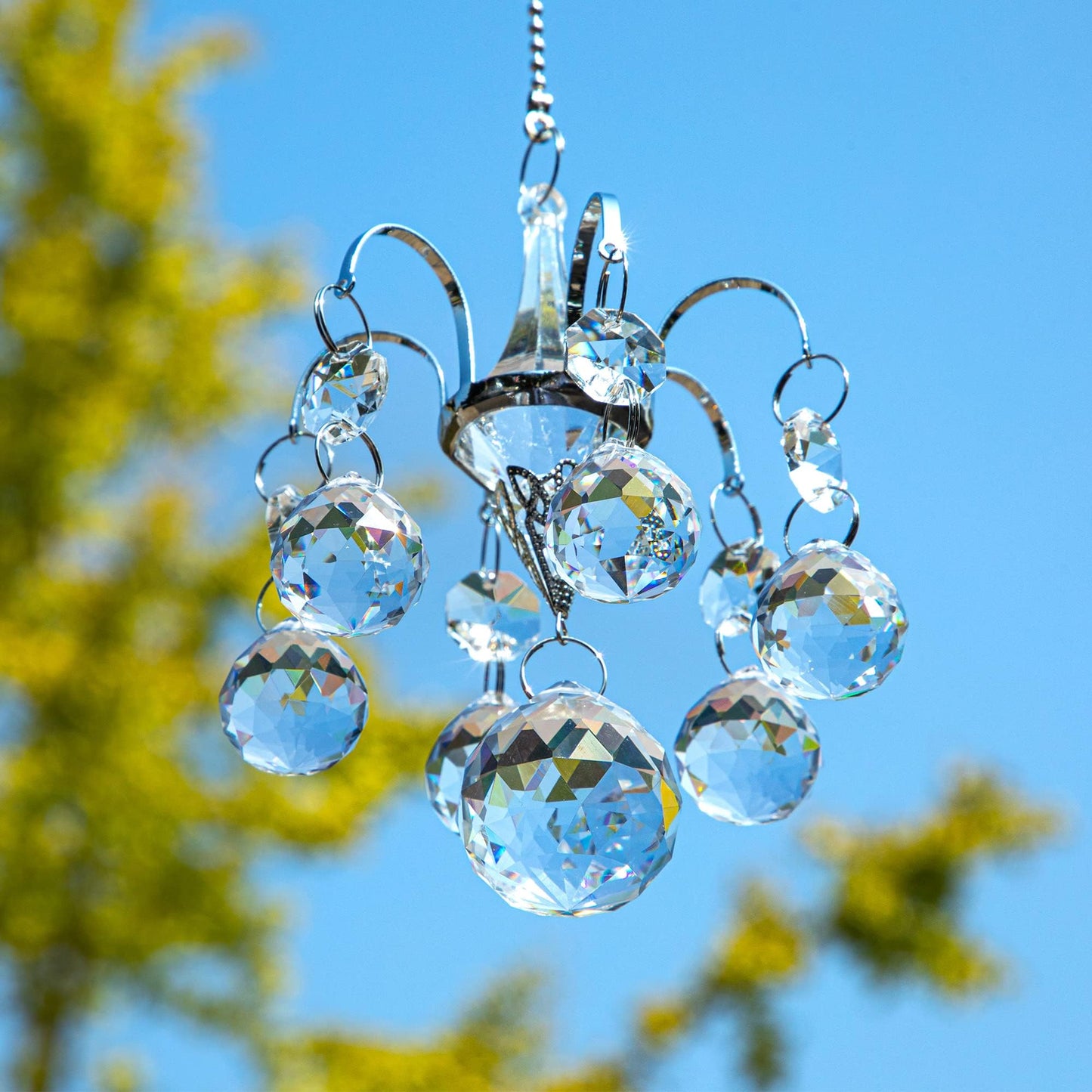 Crystals Ball Prisms Sun Catchers Hanging Ornament Hanger Rainbow Maker with Hook