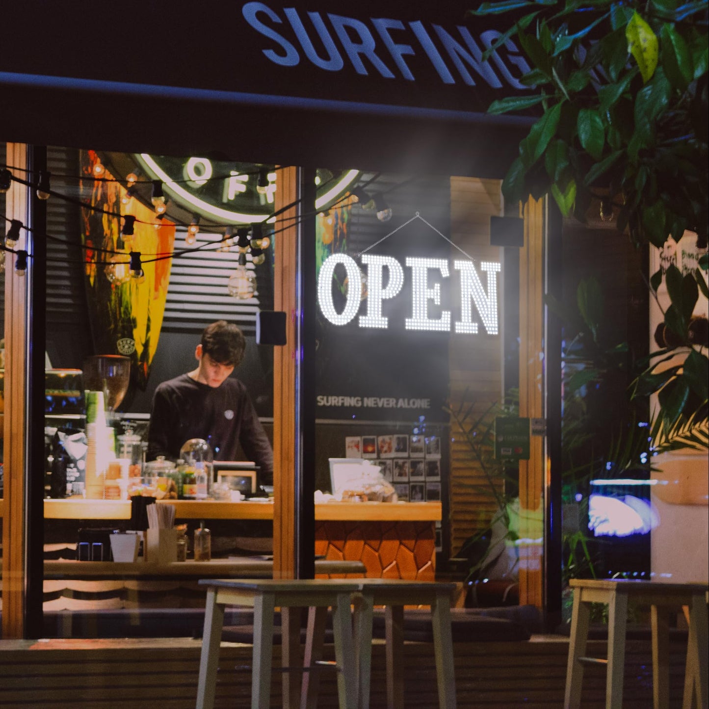 Open Signs for Business,30x10 inch Ultra Bright Open Sign Led for Window Wall Door w/Remote Control Bar Cafe Salon Barber Resturant Retail Store