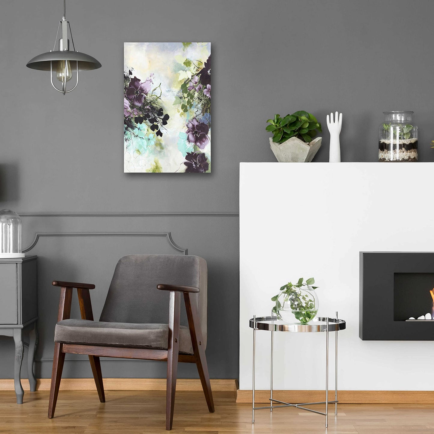 Epic Art 'Flower Blush 2' by Design Fabrikken, Acrylic Glass Wall Art, 16"x24"