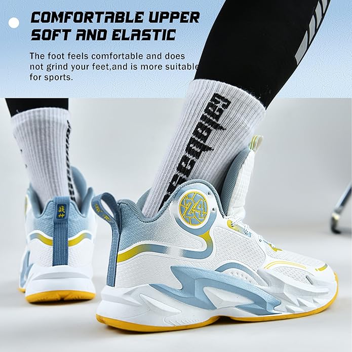 Men Basketball Shose Breathable Men Non Slip Outdoor Fashion Sneakers