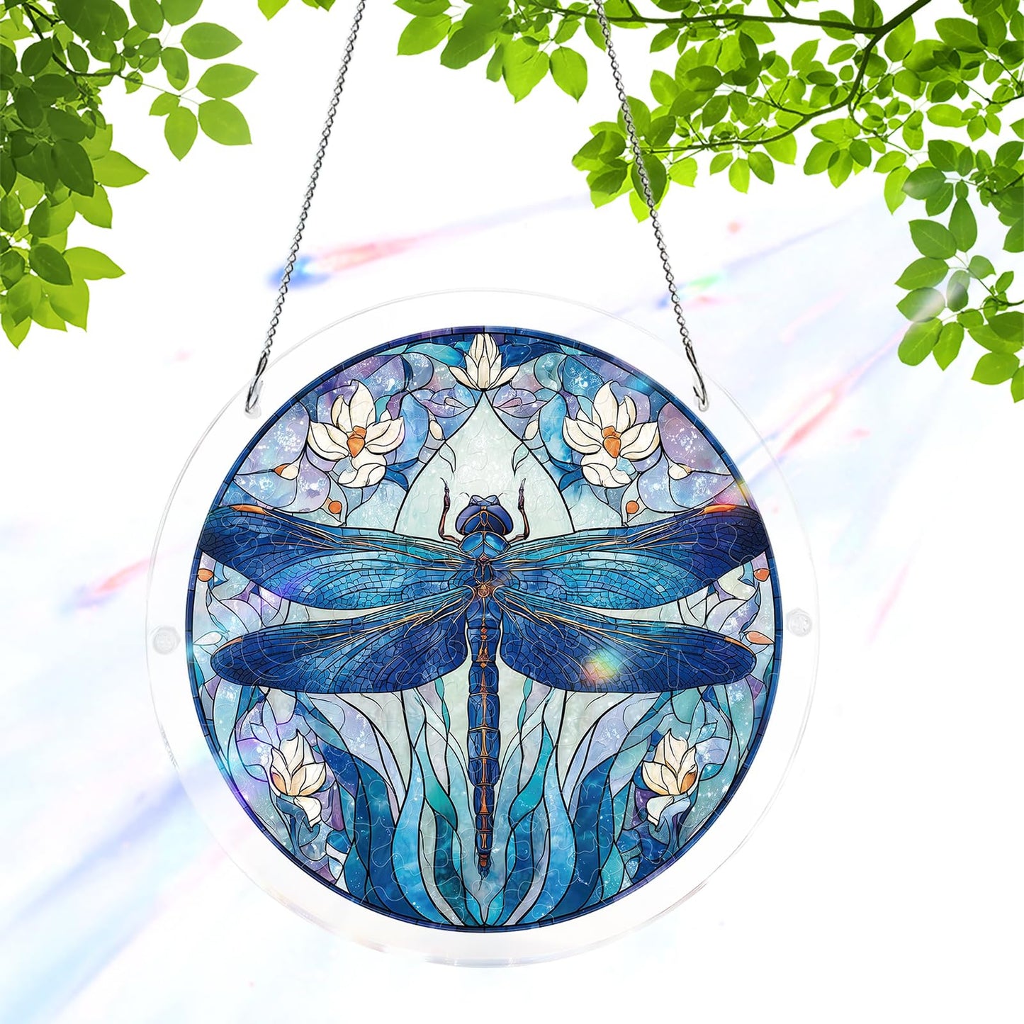 Acrylic Jigsaw Puzzle Suncatcher | 83 Pieces Acrylic Puzzles Suncatchers for Windows Hanging | Stained Glass Window Puzzle Sun Catcher for Adult | Aesthetic DIY Arts & Crafts for Home Decor