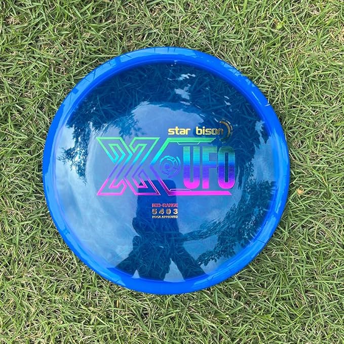 X-UFO Disc Golf Starter Set - 3 Piece Professional Disc Golf Set for Beginners, Lightweight & Portable, Putter Driver Midrange 170g-173g