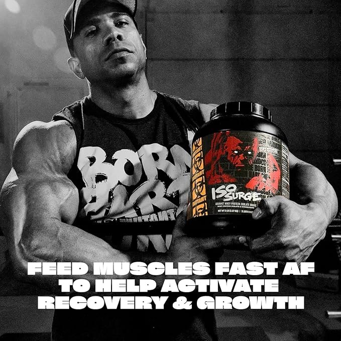 Mutant ISO Surge Whey Protein Isolate Powder Acts Fast to Help Recover, Build Muscle, Bulk and Strength, 1.6 lb (Peanut Butter Chocolate)