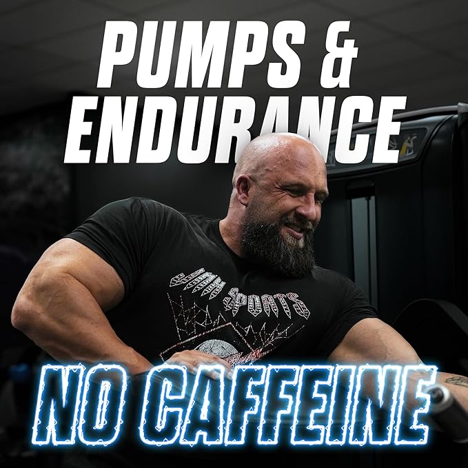 JNX SPORTS The Curse! Pump ??Stim-Free Pre-Workout | Sour Candy 40 Serves | Caffeine-Free Pump Pre Workout, Non-Stim Nitric Oxide Preworkout for Men & Women