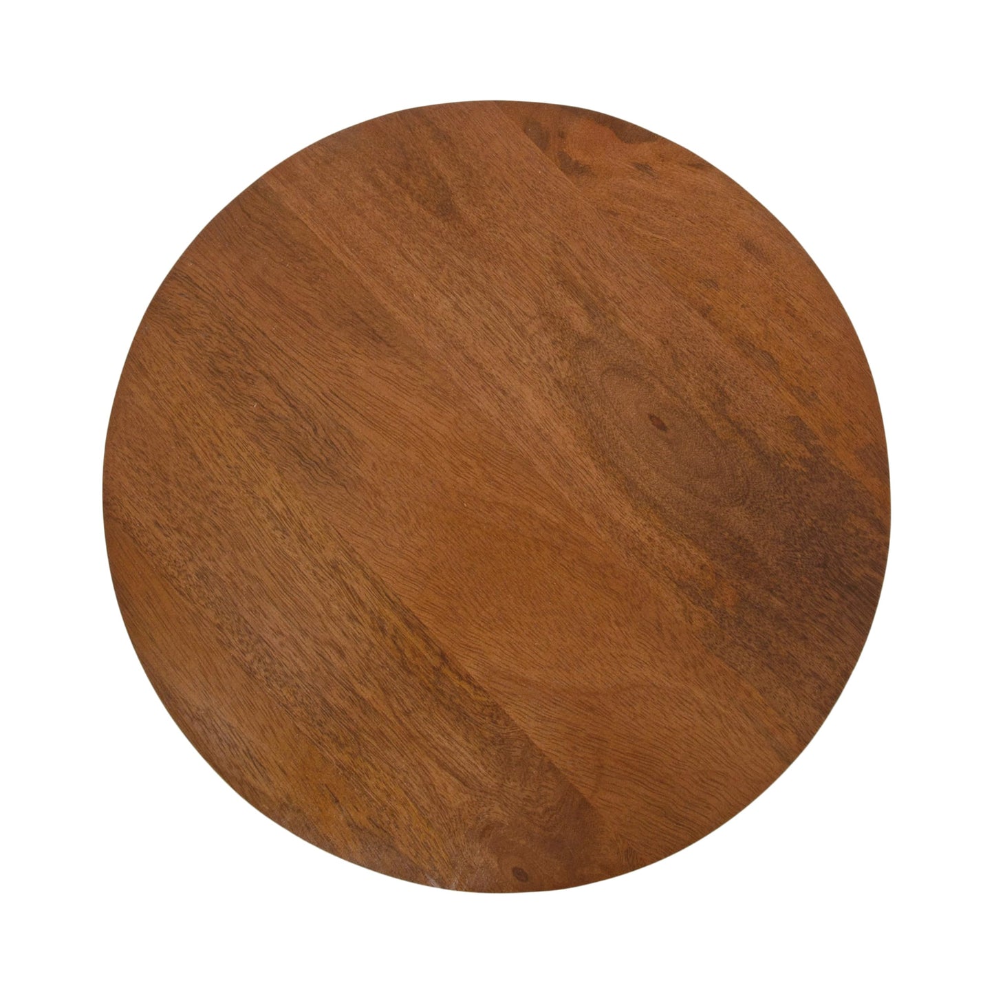 Kate and Laurel Jakob Modern Wooden Round Side Table; 12 x 24; Walnut Brown; Circle Pedestal Table for Use as Bedroom Nightstand; Indoor Plant Stand; or Decorative Living Room Table