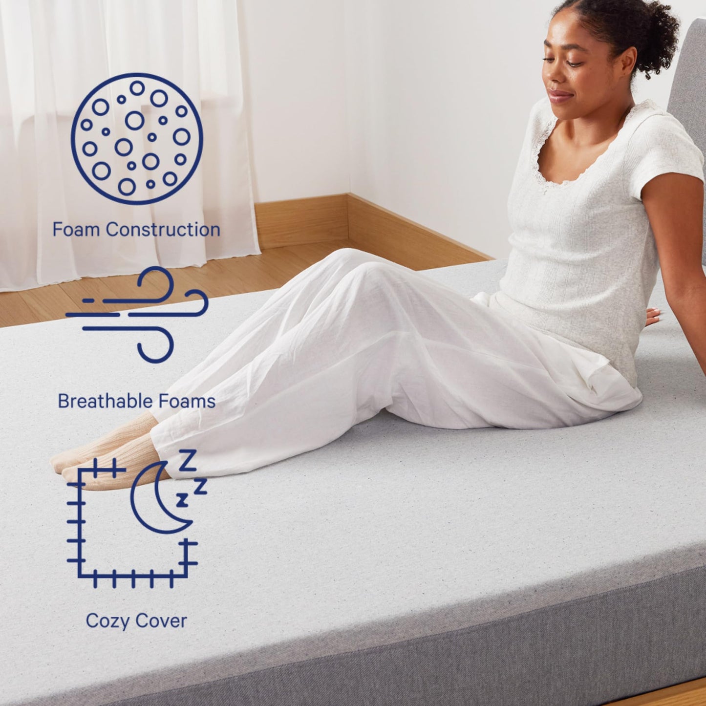 Casper Sleep Element King Mattress - Medium Feel - Motion Isolation - Breathable, Cooling Memory Foam - 100-Night Trial - CertiPUR-US