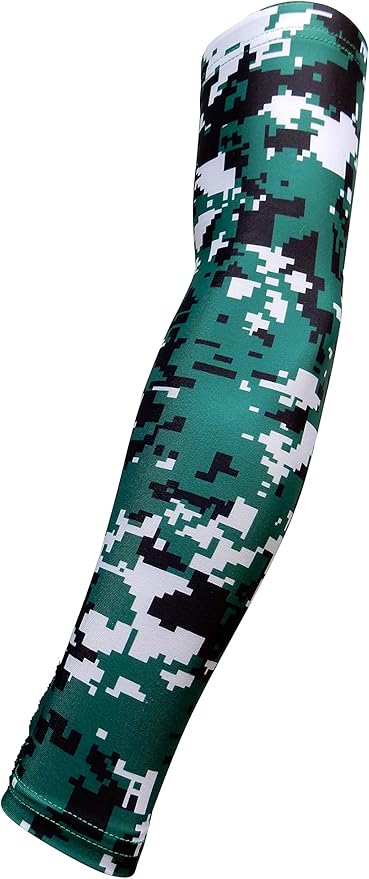 Youth & Adult Sizes Moisture Wicking Compression Arm Sleeve (1 Sleeve) (Over 100 Colors Available in Our Store)