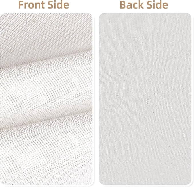 STORAGE MANIAC 2-Pack Large Laundry Hamper, 80L (21.1 Gal) Collapsible Laundry Basket with Bamboo Handles, Freestanding Waterproof Clothes Hamper for Laundry Room, Bedroom, Dorm, Towels, Beige