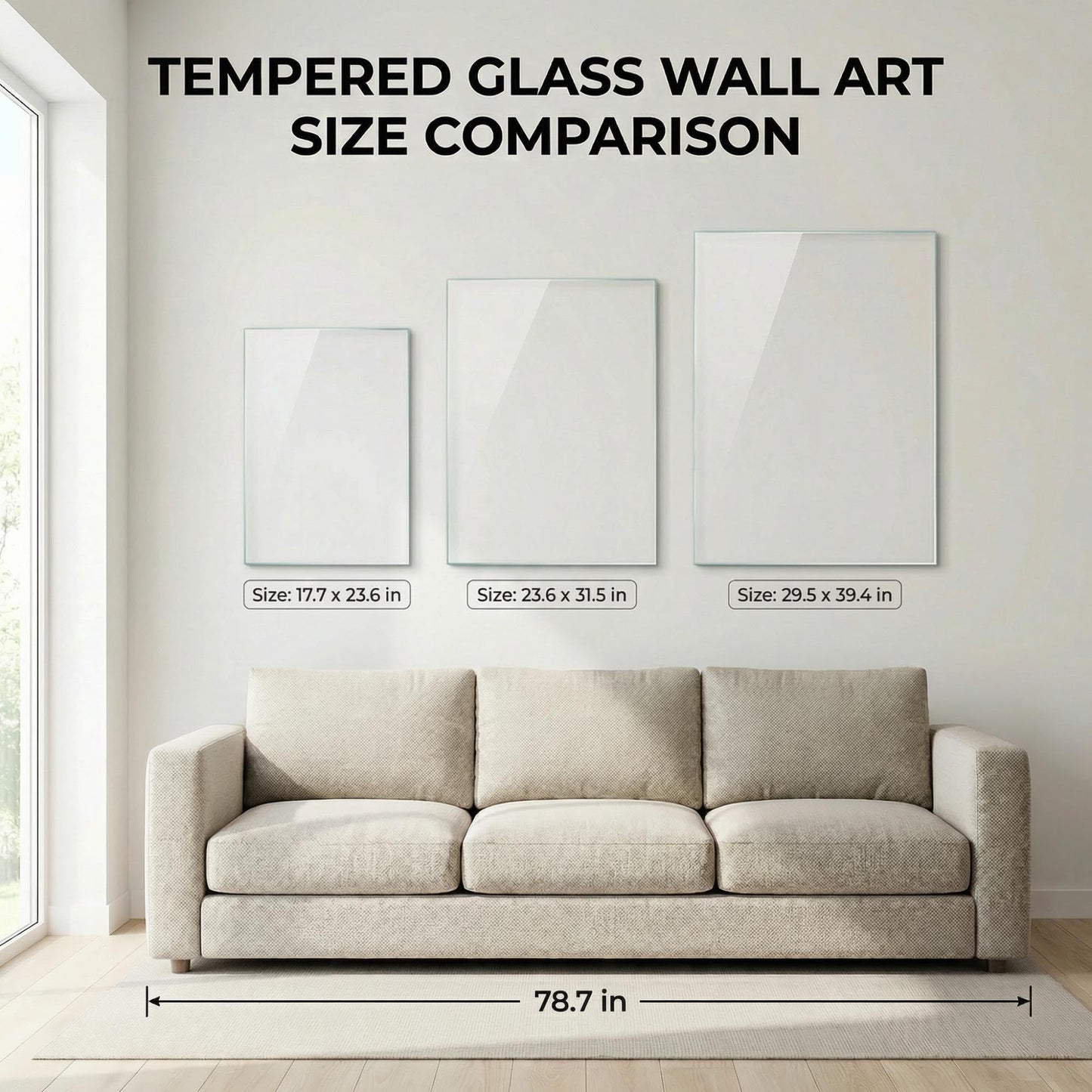 XIART Abstract Black and White Cat Tempered Glass Wall Art, Modern Surreal Optical Illusion Frameless Decor, Large Glossy Animal Print for Living Room, Bedroom & Office