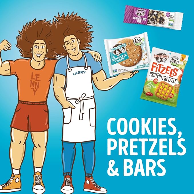 Lenny & Larry's The Complete Cookie Snack Size, Chocolate Chip, Soft Baked, 8g Plant Protein, Vegan, Non-GMO 2 Ounce Cookie (Pack of 12)