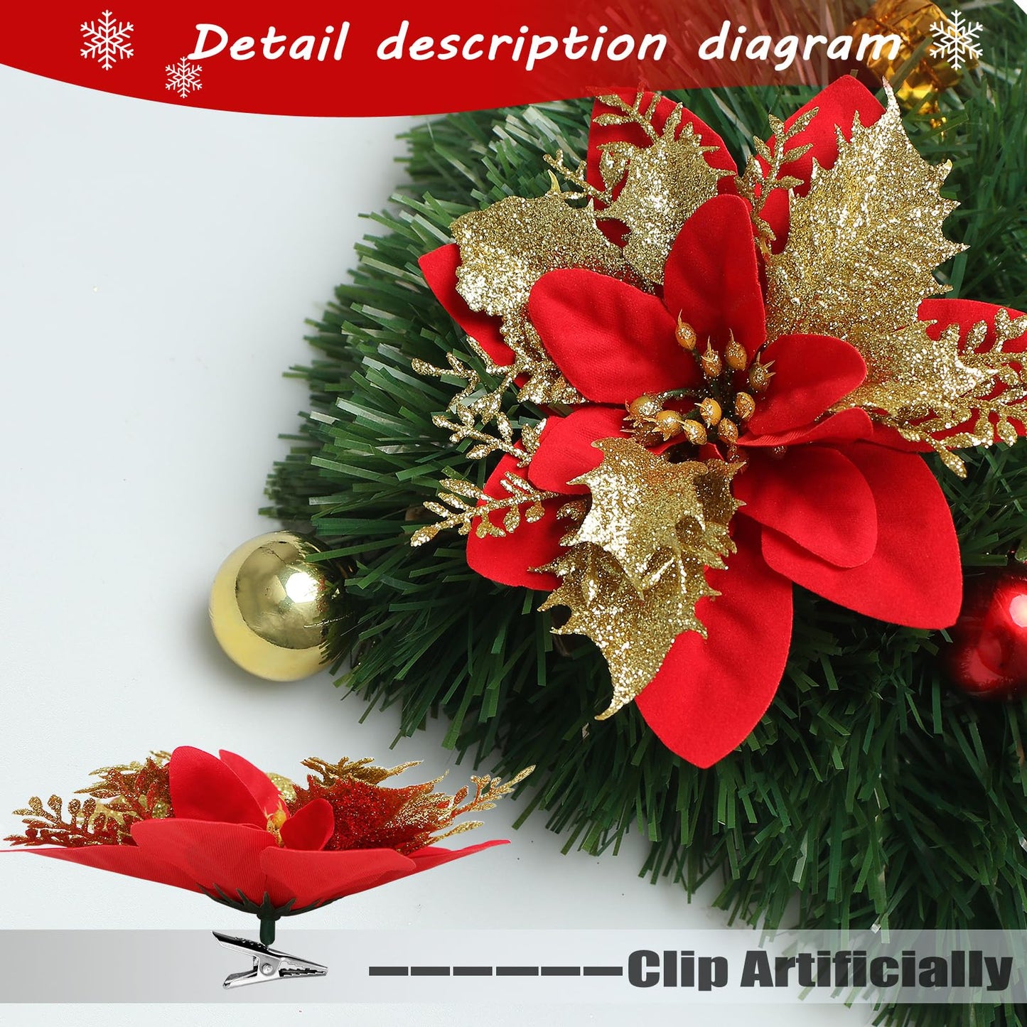 5 Pack 250FT Christmas Garland Flower for Christmas and Non-Lit Soft Greenery Holiday Decor for Outdoor Indoor Artificial Christmas Twist Garland Home Artificial Greenery Wedding Party Decoration