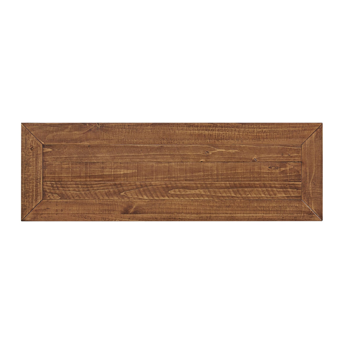 Martin Svensson Home Monterey Solid Wood Sofa Console Table, Black and Honey Brown