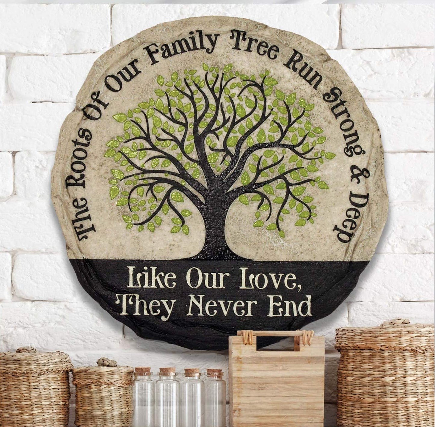 Spoontiques - Garden Décor - I Love You Stepping Stone - Decorative Stone for Garden