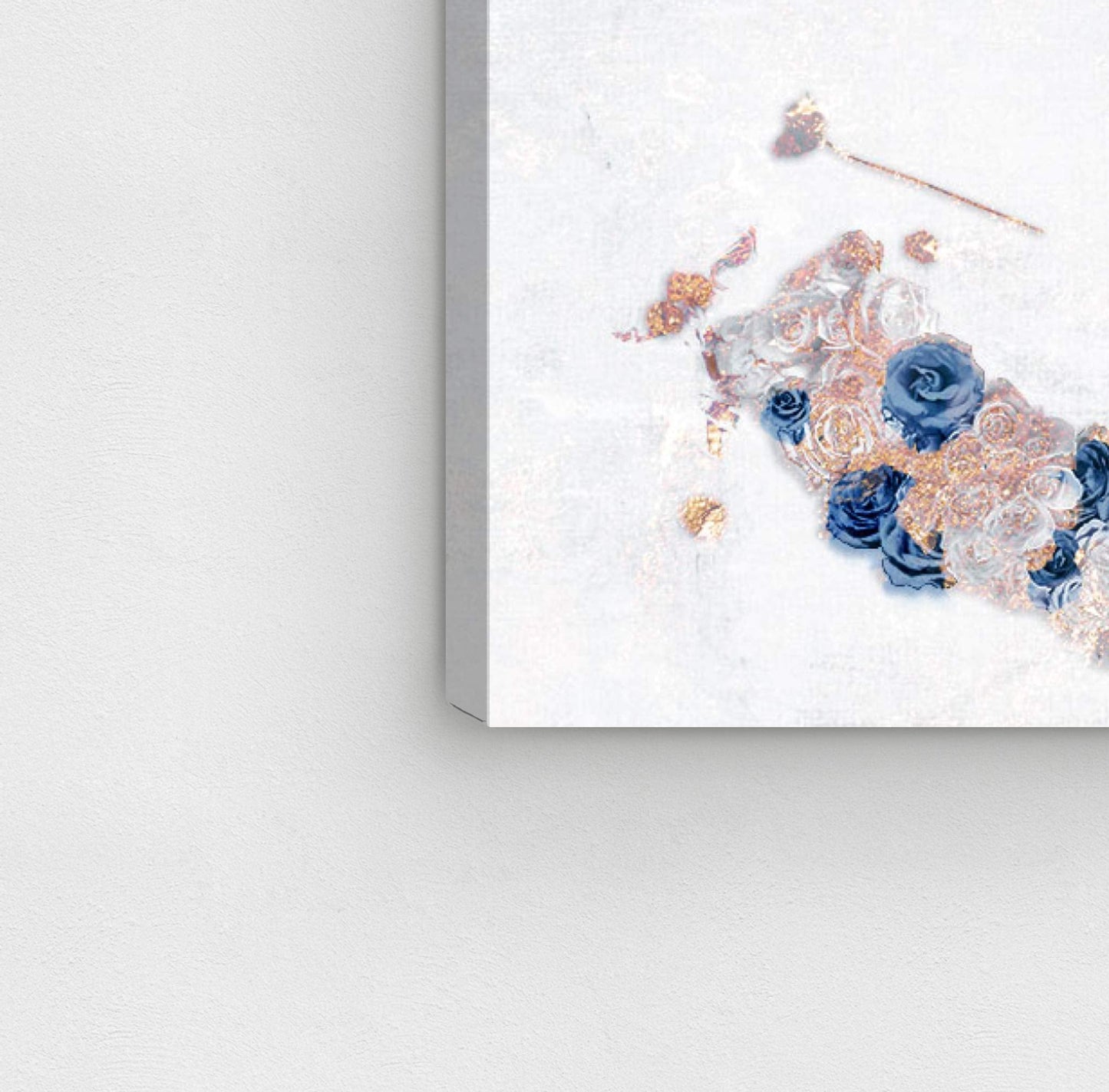 The Oliver Gal Artist Co. Fashion and Glam Wall Art Canvas Prints 'Dreaming of Classic Beauty Navy'